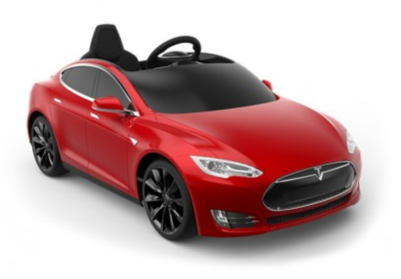 Verkaufe 22” Tesla-Felgen und das Model S für Kinder