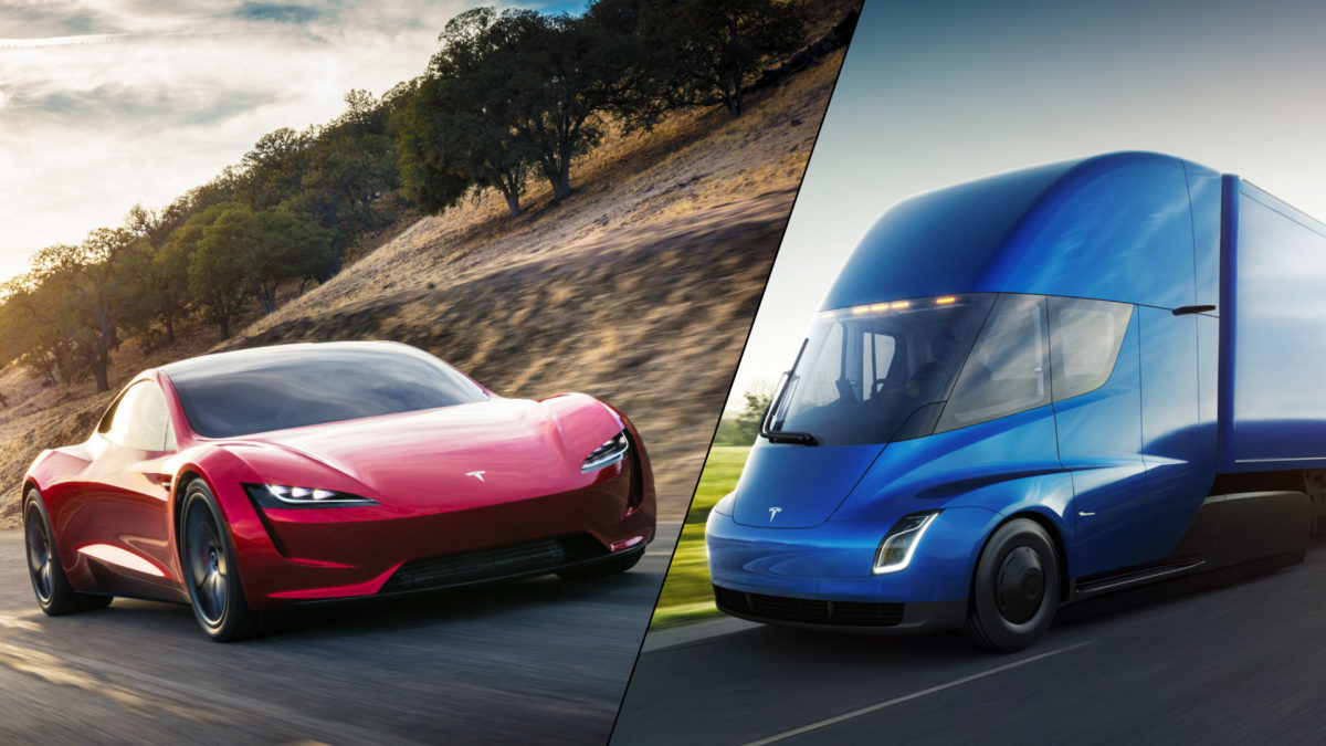 Tesla Semi und der Roadster