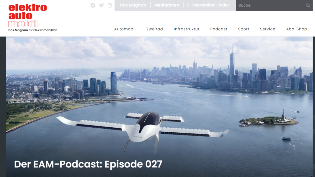 Podcast zum Thema “Wann fliegen wir elektrisch?”